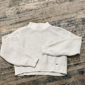 Hollister White Cowl Neck Sweater